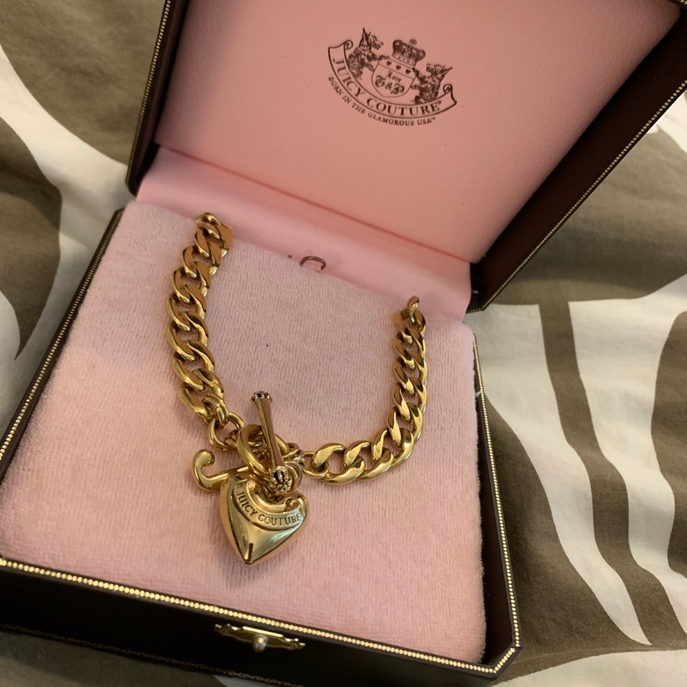 Juicy Couture Banner Heart Starter Necklace